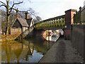 SJ7699 : Bridgewater Canal, Parrin Bridge by David Dixon