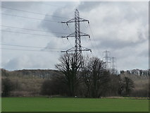 SE4129 : Pylons on the march by Christine Johnstone