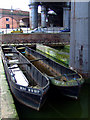 Old barges at Castlefield basin