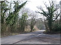 The B2067 east of Bonnington, Kent