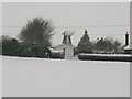 Eastry mill from footpath on Four Winds Field