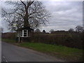 Bus stop on Tyttenhanger Green