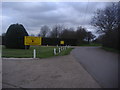 Entrance to Watford FC training ground, Bell Lane