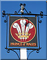 The Prince of Wales (2) - sign, 184 Rectory Road, Farnborough