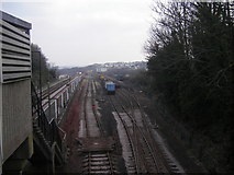 SX8959 : Goodrington Sidings and station by Terry Butcher