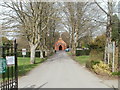 Whitworth Cemetery entrance drive, Swindon