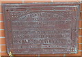 Foundation stone plaque, Royal Gwent Hospital, Newport