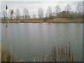 Flooded gravel pit near Abingdon