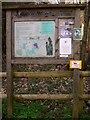 Information Board by Binton Wood