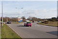 SU4416 : The A335 at Junction 5 on the M27 by Peter Facey