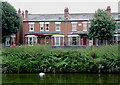 Riverside terraced housing in Worcester