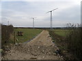 TL1380 : Hamerton wind turbines by Michael Trolove