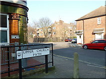 SU6400 : Junction of Upper Church Path and Crasswell Street by Basher Eyre