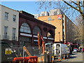 The former Euston tube station entrance, Charing Cross Branch, Melton Street, NW1