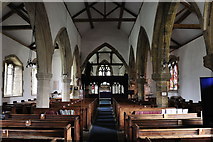 SP5236 : St James Church interior, Newbottle by Julian Dowse