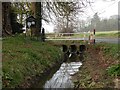 A footbridge to All Saints church, Great Ashfield