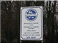 Signpost at the entrance to Home Farm holiday centre