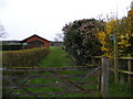 TM2653 : Footpath to the A12 Wickham Market Bypass by Geographer