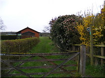 TM2653 : Footpath to the A12 Wickham Market Bypass by Geographer