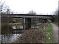 Rotherham - railway bridges over Navigation.