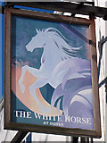 TR3241 : The White Horse sign by Oast House Archive
