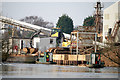 Barge unloaded