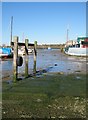 Scrubbing posts near Walton & Frinton Yacht Club