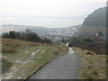 Descending from the Langdon Cliffs