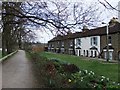 Cottages by the Thames at Kew