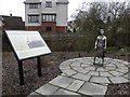 Information board and sculpture, Kells