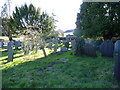 A view of the cemetery at St. Benedict