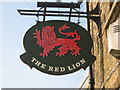 TR3544 : The Red Lion Pub Sign, St.Margaret's at Cliffe by David Anstiss
