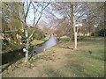 Thamesmead canal leading from Birchmere