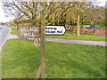 Barking Village Hall signs