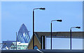 The Gherkin, seen from Battersea