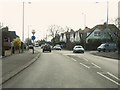 Mini-roundabout on Golden Hill  Lane