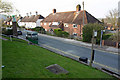 Greenwich meridian obelisk in Meridian Road, Lewes