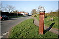 Milepost in Rushwick