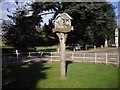 Village sign: Old Warden