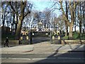 Gateway to churchyard of St Pancras Old Church