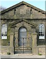 Doorway of Baptist Sunday School, Slack, Heptonstall