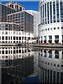 Office buildings at Canary Wharf