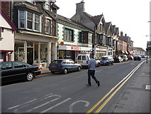 SN9767 : Part of West Street, Rhayader by Jeremy Bolwell