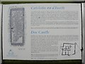 C0831 : Information board, Doe Castle by Kenneth  Allen