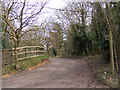 Footpath to Gromford Lane