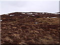 NN6369 : Looking up the south-west ridge of Meall na Leitreach near Dalnaspidal by ian shiell