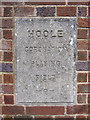 Plaque at the entrance to Hoole Coronation Playing Field #1