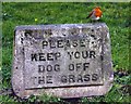 Keep dogs off the grass