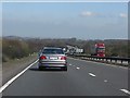 A42 sweeping through Leicestershire