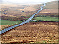 The mountain road from Rhayader to Cwm Ystwyth at Bodtalog